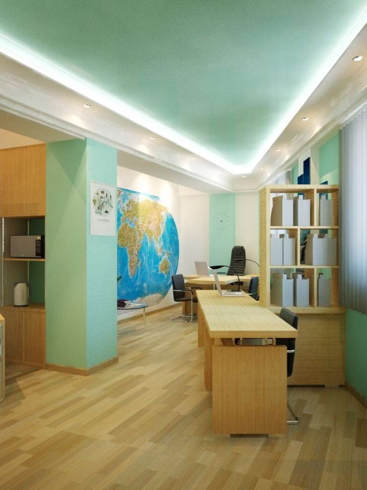 Дизайн офиса турфирмы