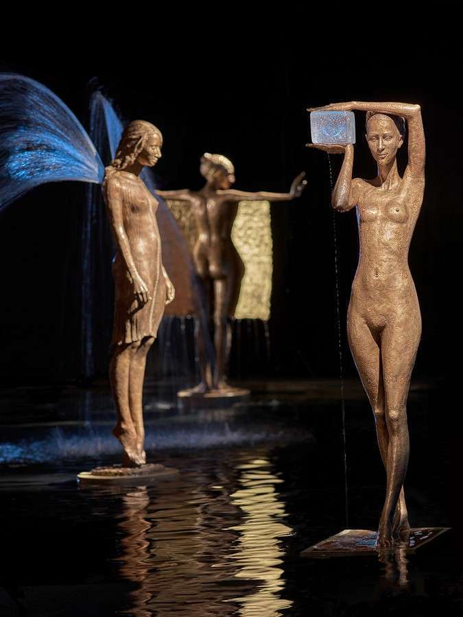 Водные скульптуры Malgorzata Ходаковская
