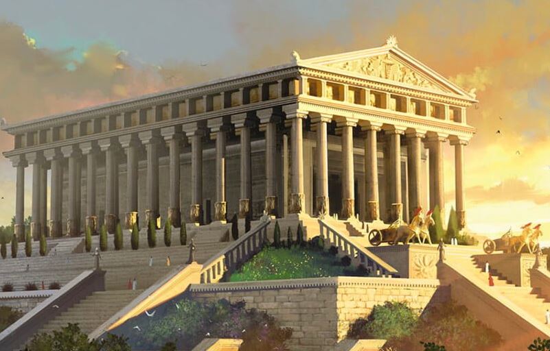 Кто построил Храм Артемиды и как он выглядел?