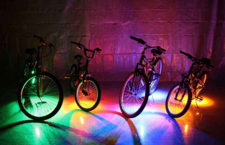 подсветка на велосипедах