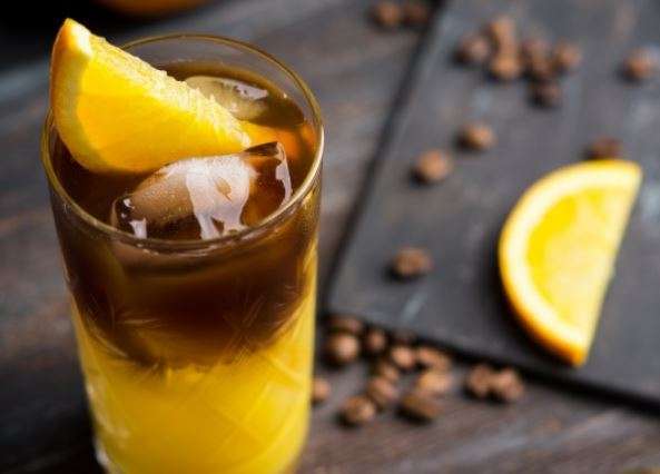 Рецепт апельсинового холодного кофе