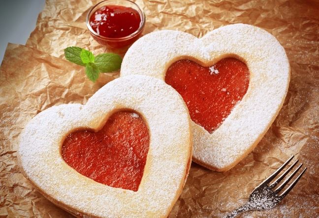 Печенье «Сердечки» на День святого Валентина