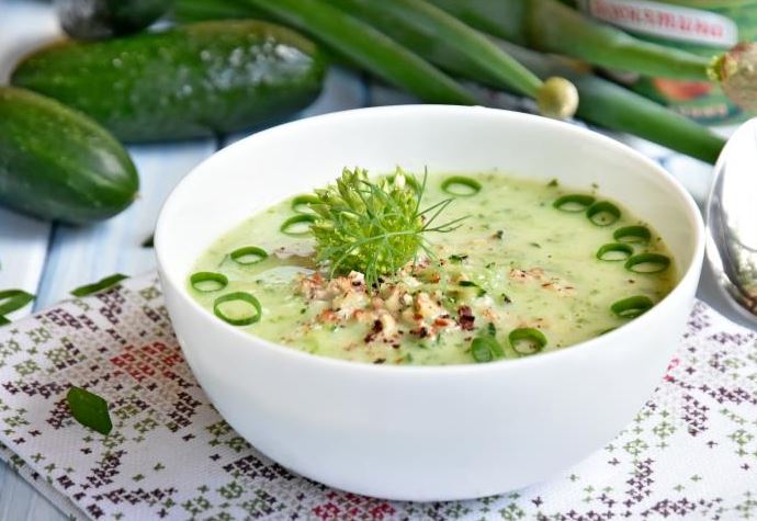 Рецепт турецкого холодного супа «Джаджик»