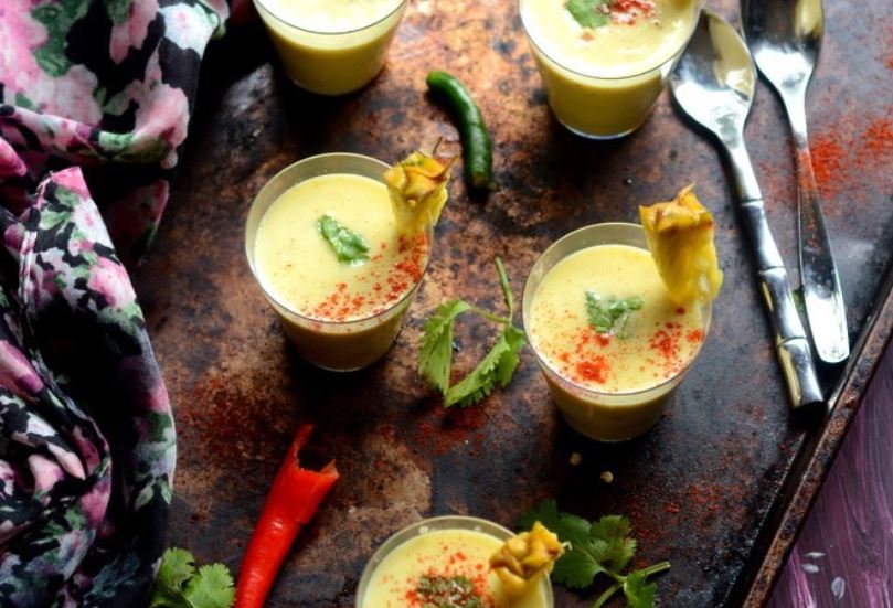 Рецепт холодного ананасового супа
