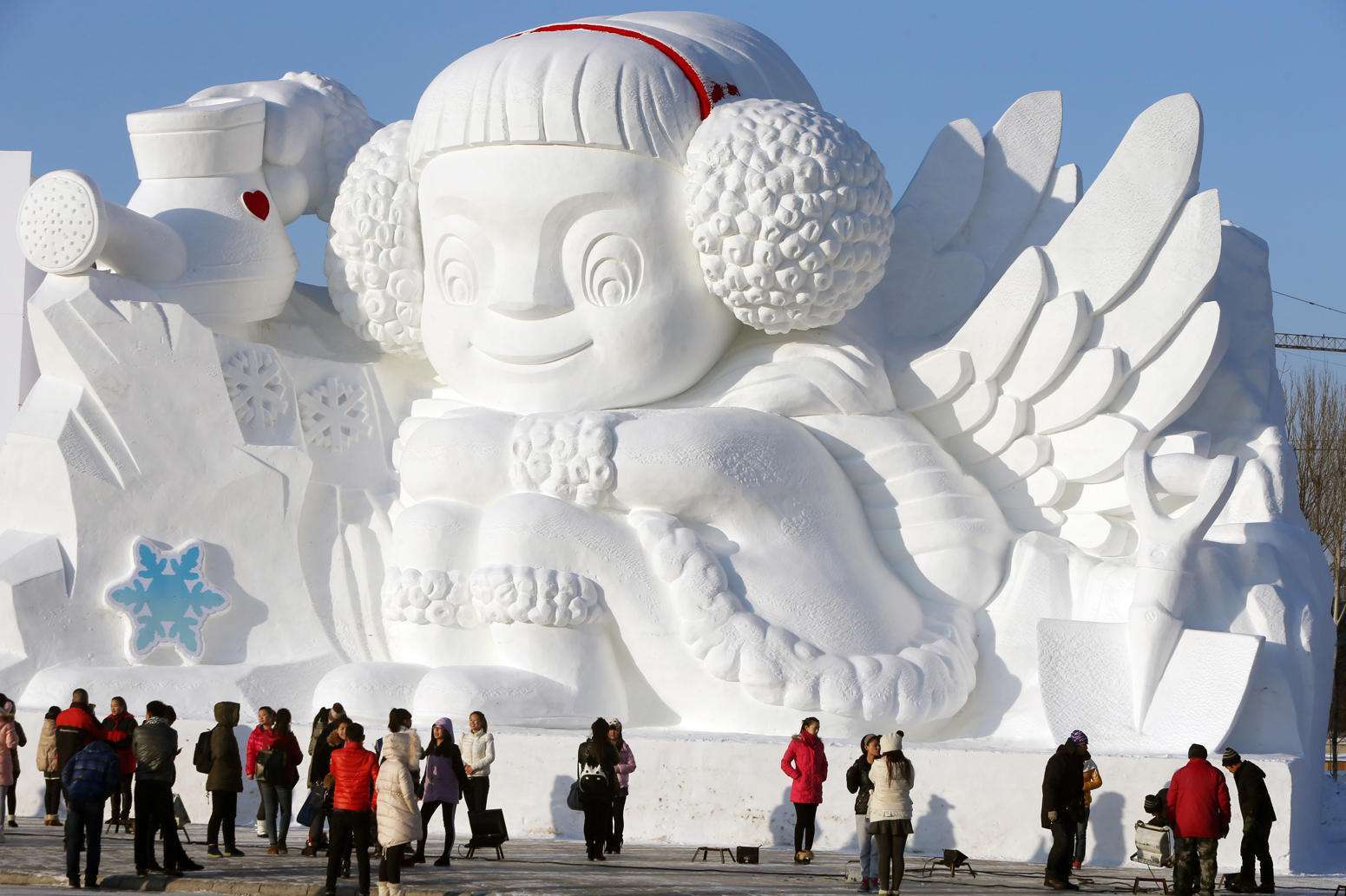 Снежные скульптуры в Китае