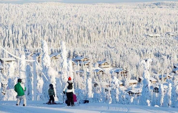 Луосто в Финляндии для активного отдыха всей семьей