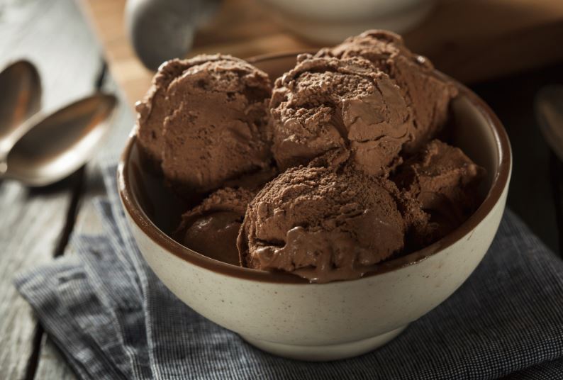 Рецепт шоколадного мороженого без сливок
