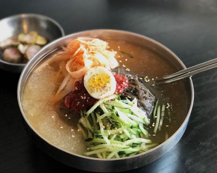 Рецепт холодного корейского супа с рисовыми шариками