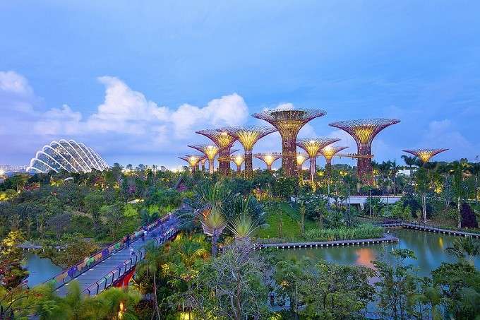 Достопримечательности Сингапура: сады у залива 