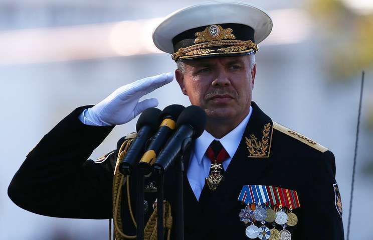 Адмирал Черноморского флота А. В. Витко
