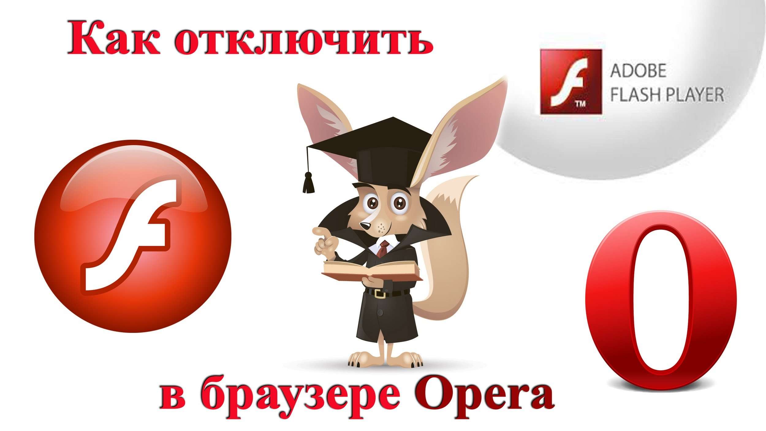 Отключение Adobe Flash экономия трафика в opera