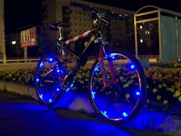 подсветка на велосипед
