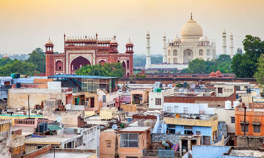 Город Агра в Индии: Красный Форт