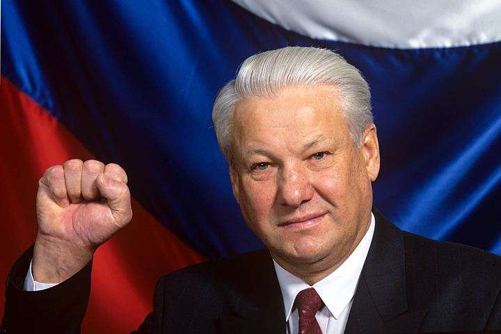 Борис Ельцин и семья