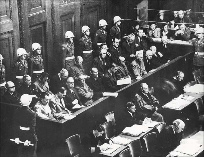 Международный трибунал в Нюрнберге над военными преступниками состоялся в каком году и где?