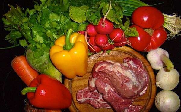 овощи для уйгурского лагмана