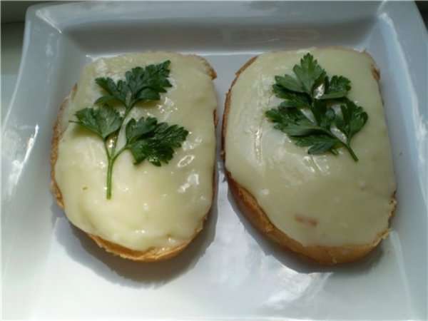 бутерброды с плавленным сыром