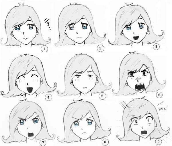 Изображение рта в аниме — эмоциональный штрих. 
