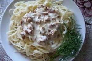 Грибной соус для спагетти – вкусный обед на скорую руку