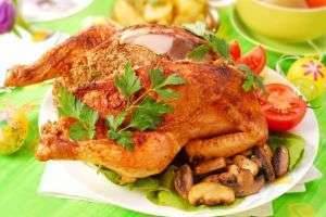 Новогоднее блюдо из жареной птицы – чем порадовать гостей