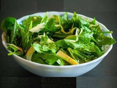 Интересные рецепты салатов из шпината