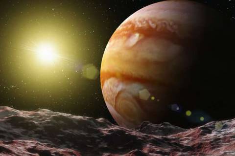 Самая большая планета солнечной системы - Юпитер