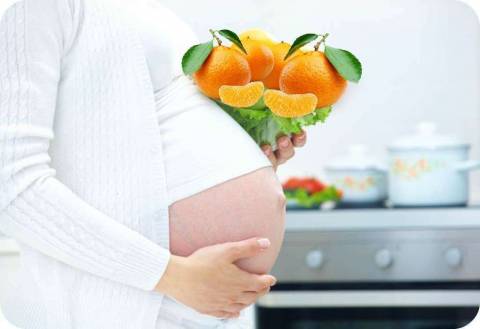Мандарины во время беременности: польза и вред